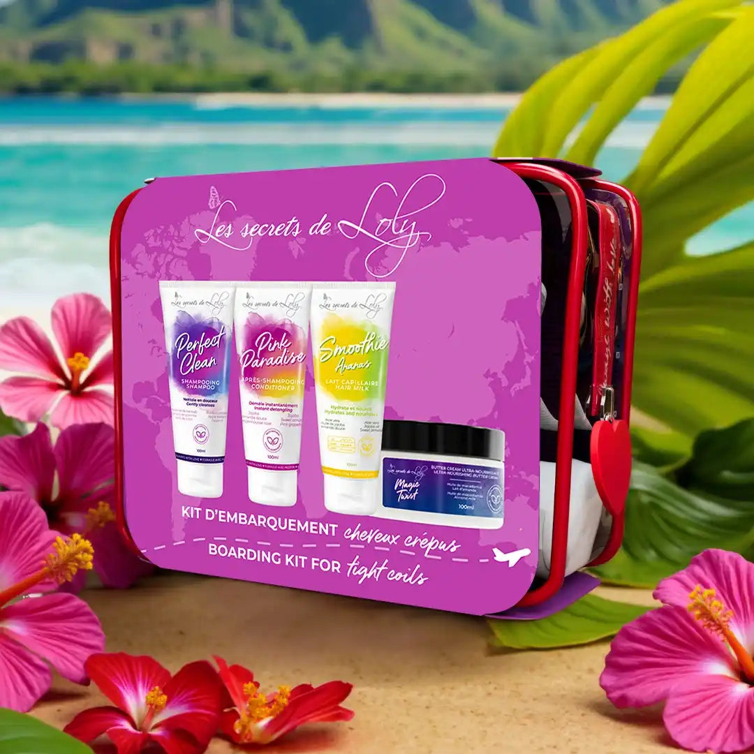 Trousse Cheveux Crépus - Format voyage