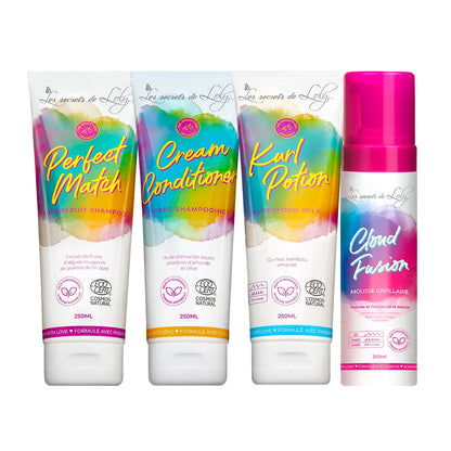 Routine Ondulés Bouclés - 4 étapes pour sublimer vos cheveux multitexturés